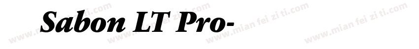 字体 Sabon LT Pro字体转换